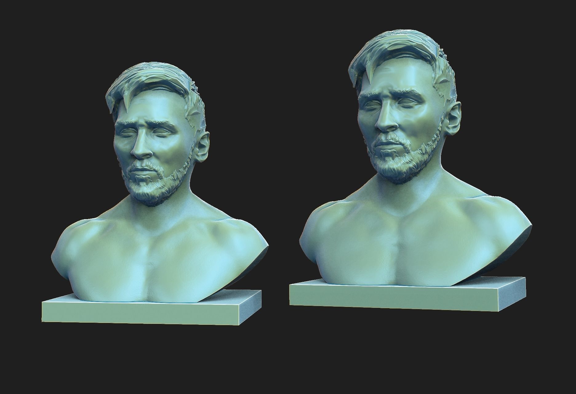 Lionel Messi 3D print model_1