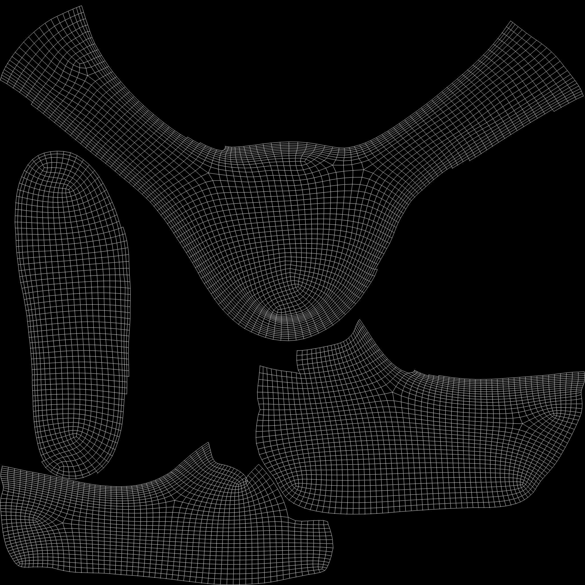 Squid Game Male Player Uniform Low-poly 3D model_10