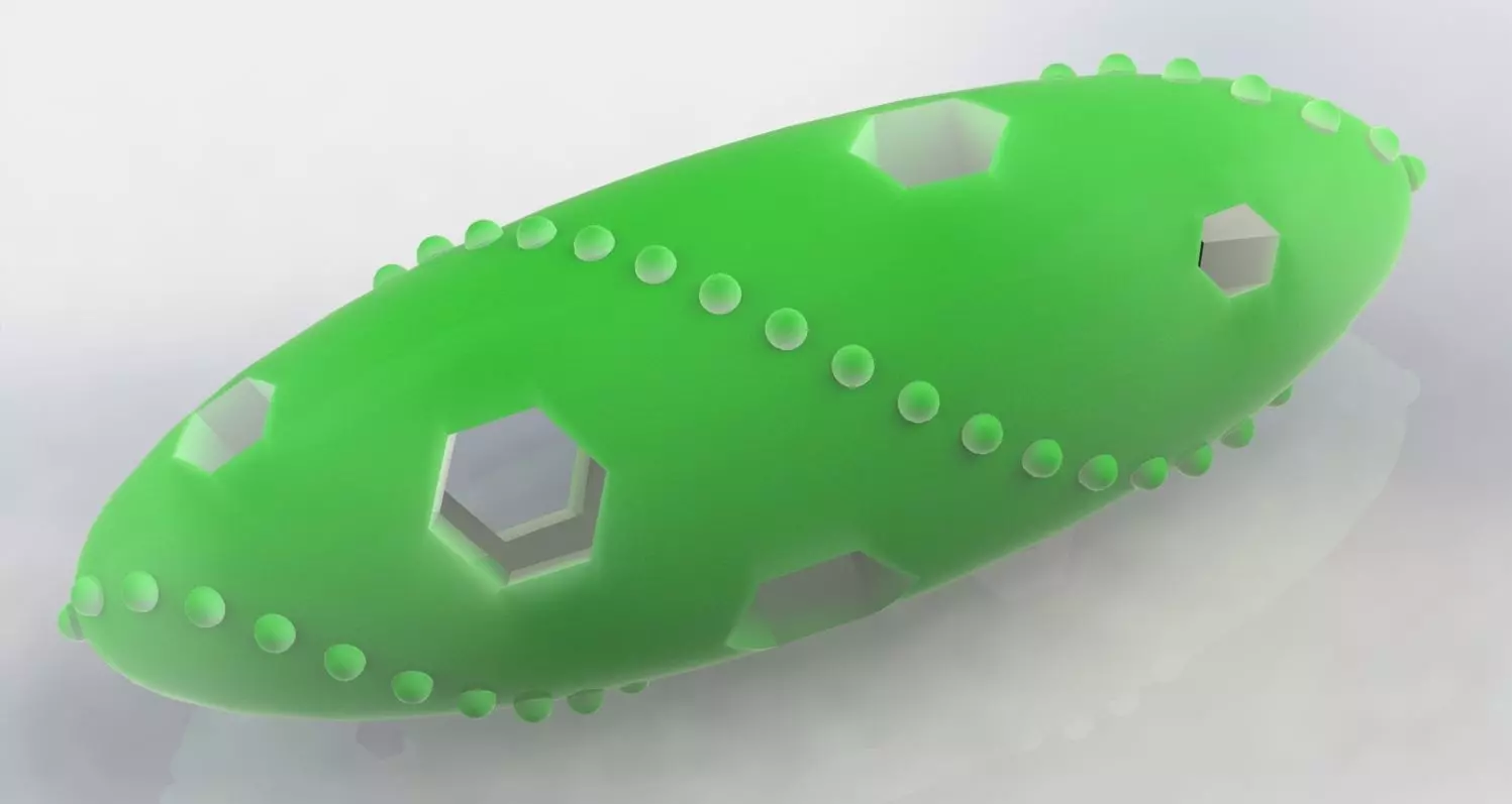 Cucumber branch 3D print model