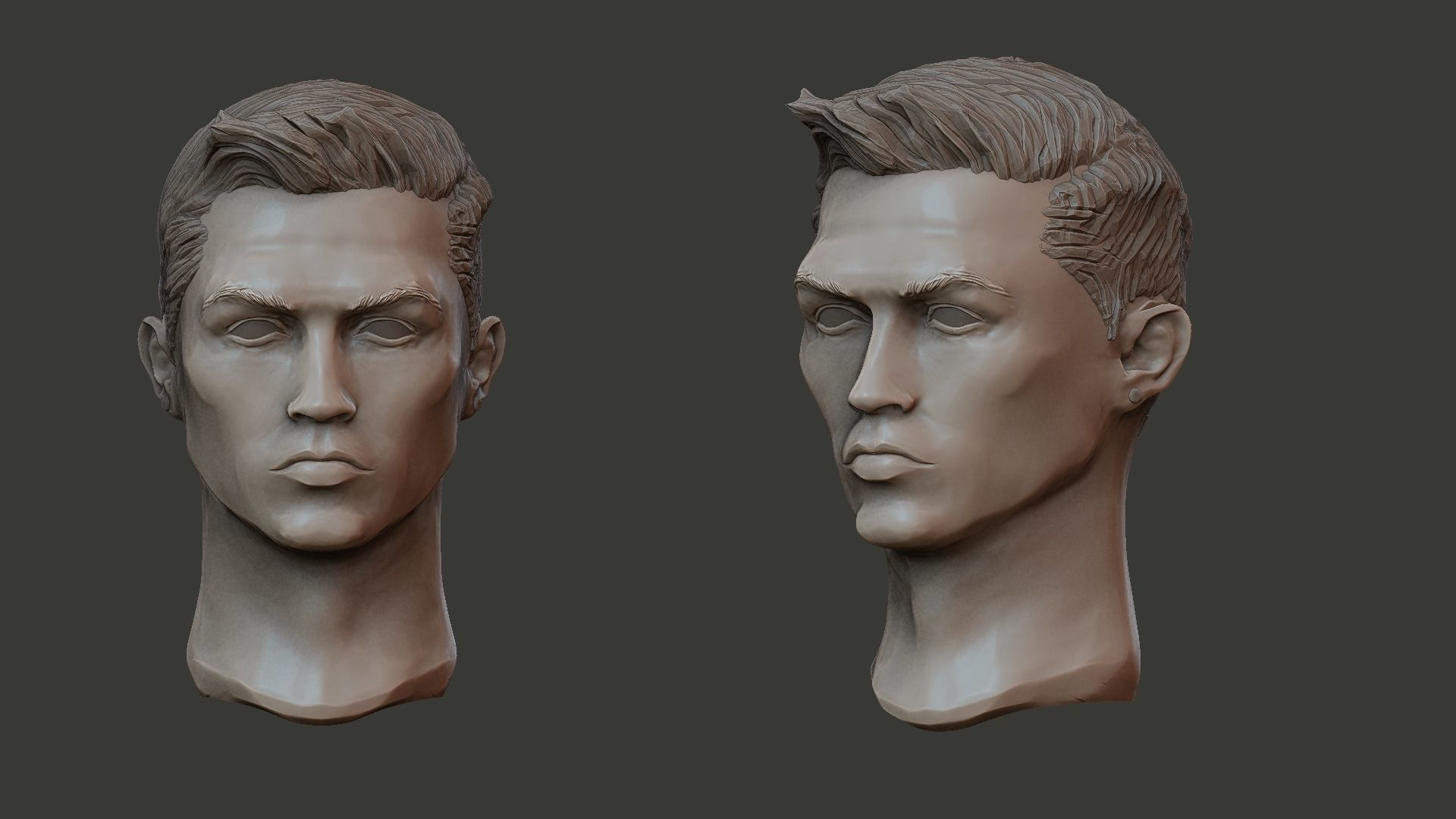 Ronaldo 3D print model_3