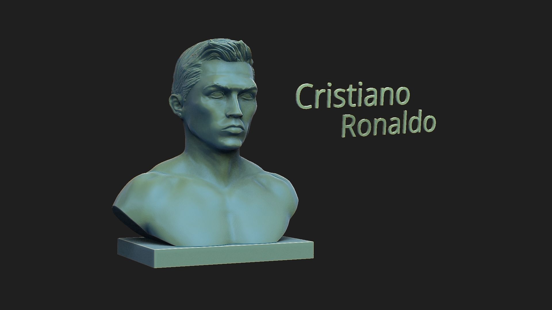 Ronaldo 3D print model_2