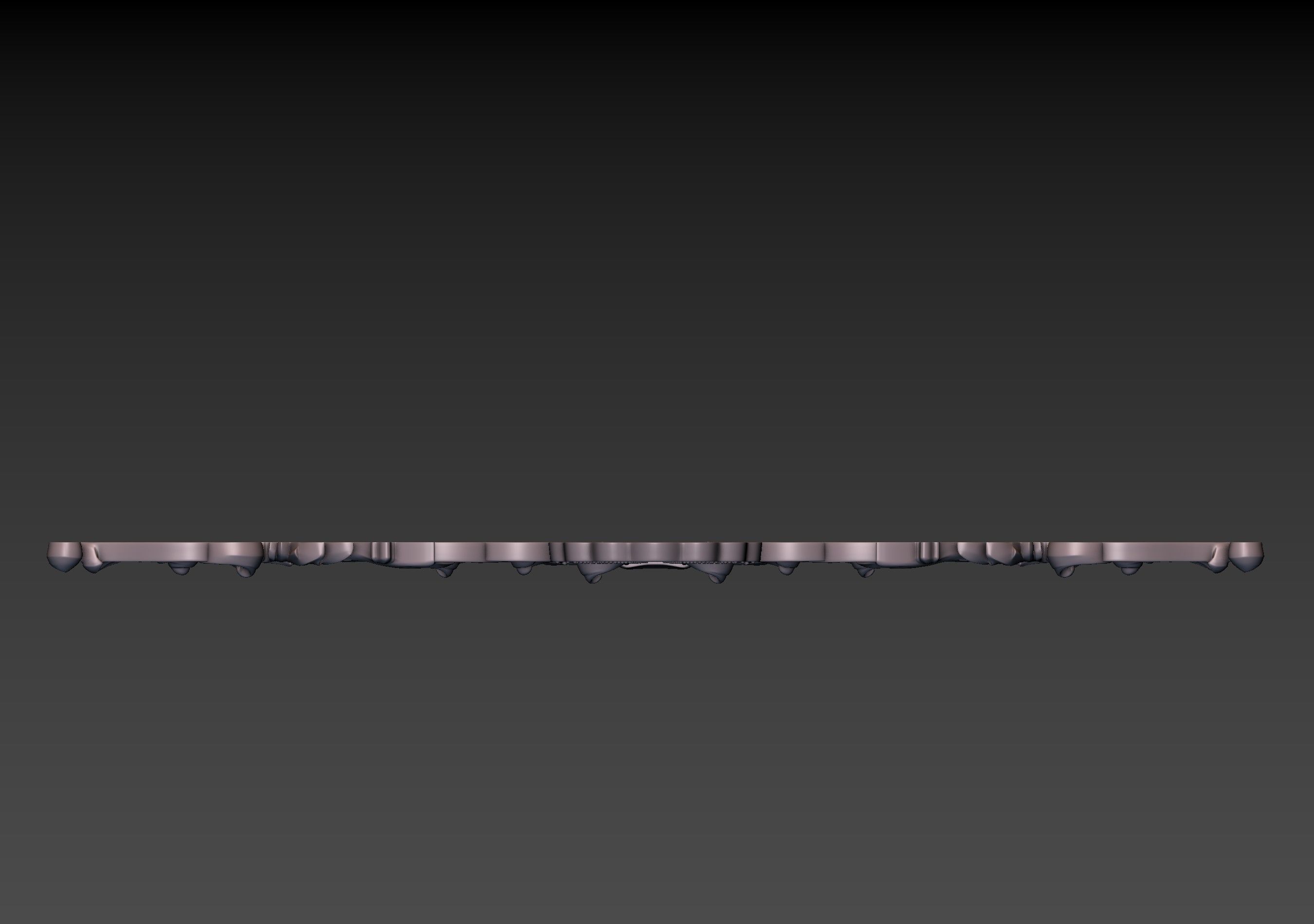 Cartouche Ornament 3D print model_8