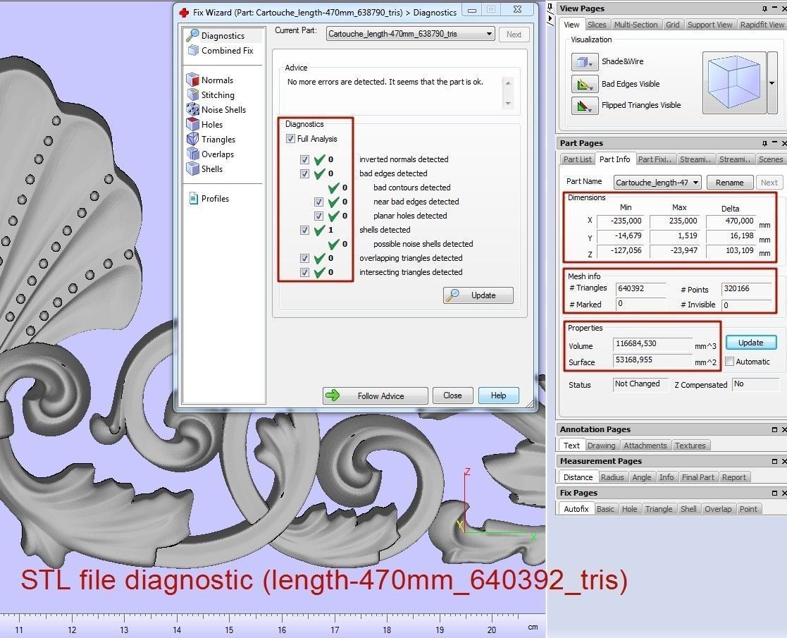 Cartouche Ornament 3D print model_18