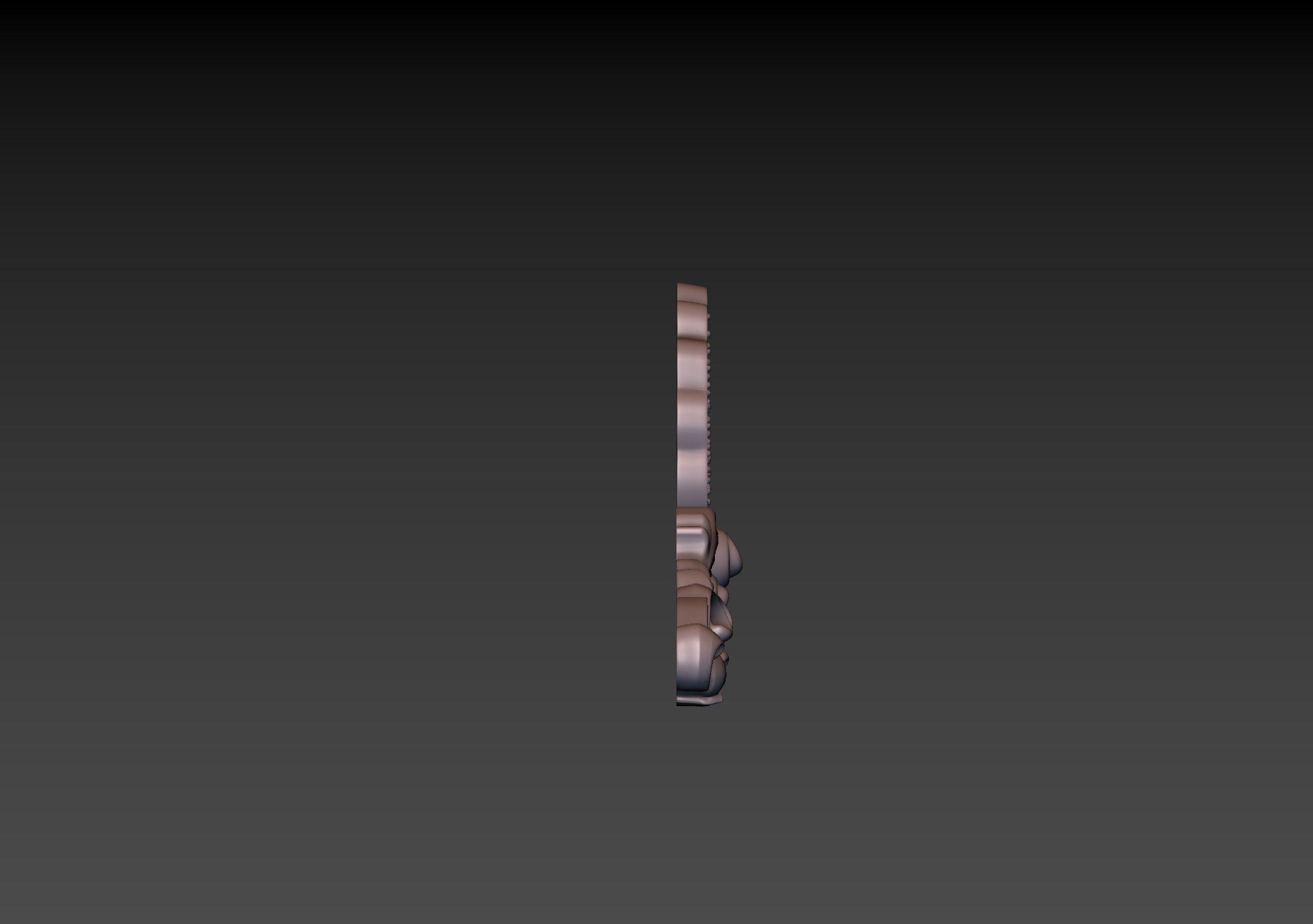 Cartouche Ornament 3D print model_10