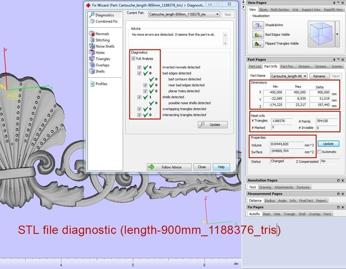 Cartouche Ornament 3D print model_21