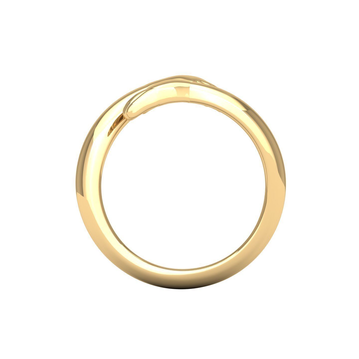 Hug Ring 3D print model_6