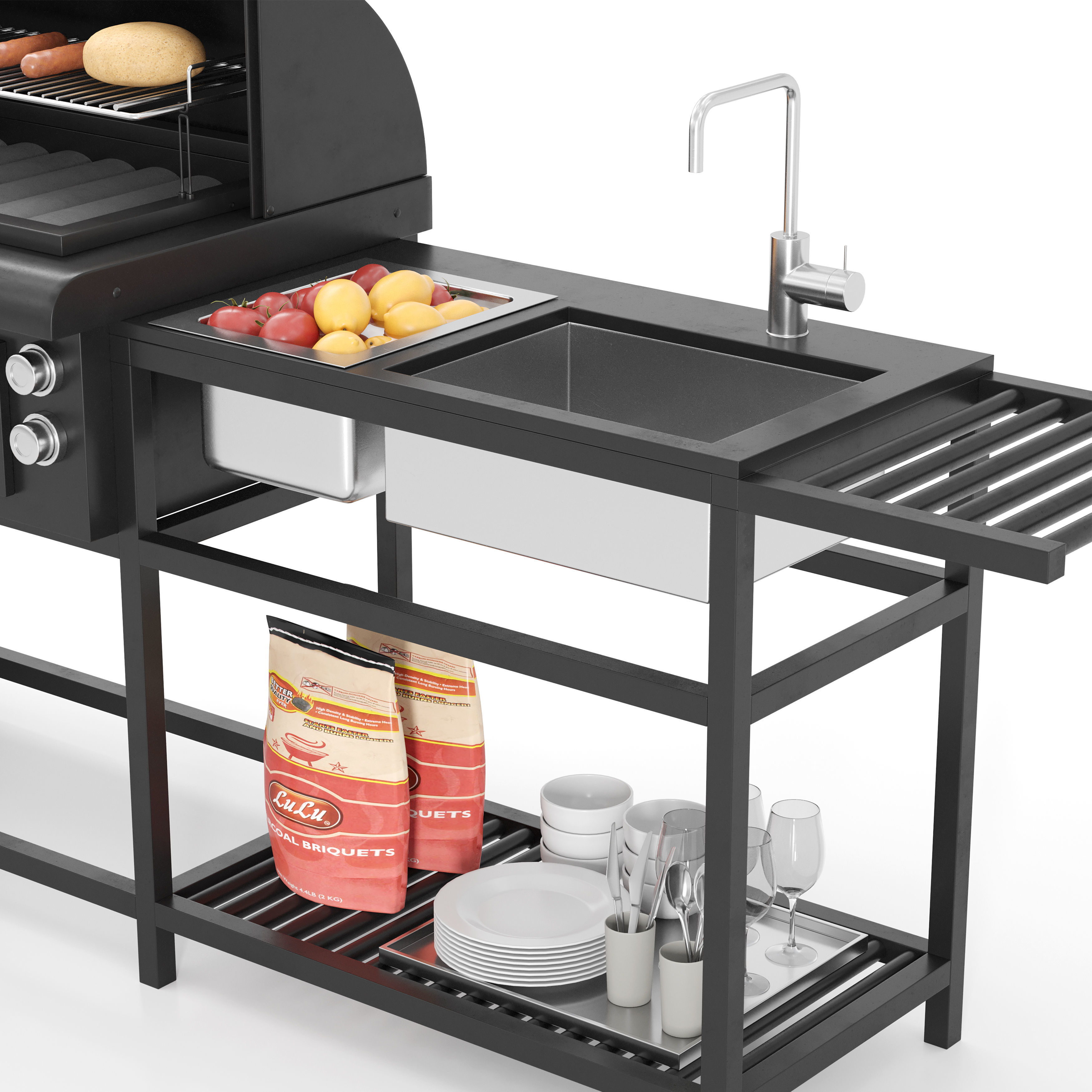 Barbecue 16 3D model_4