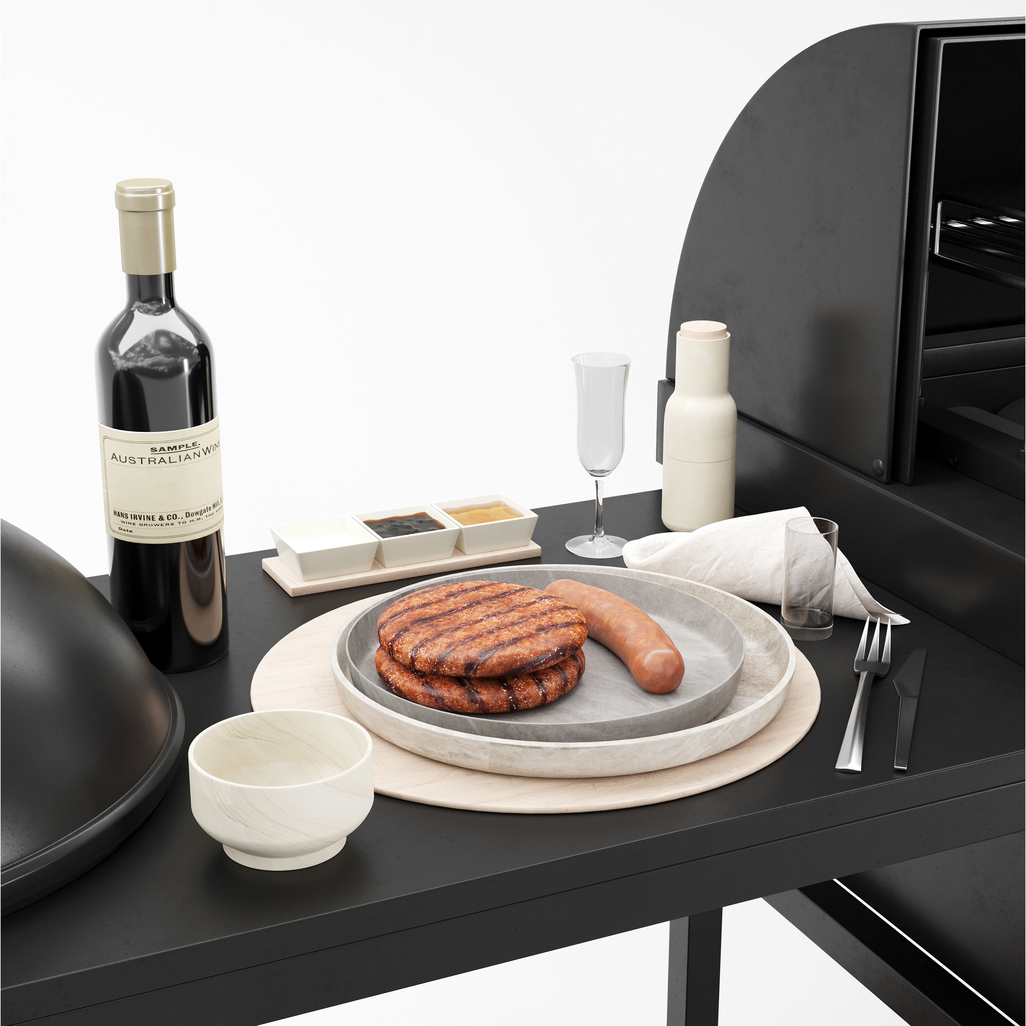 Barbecue 16 3D model_2