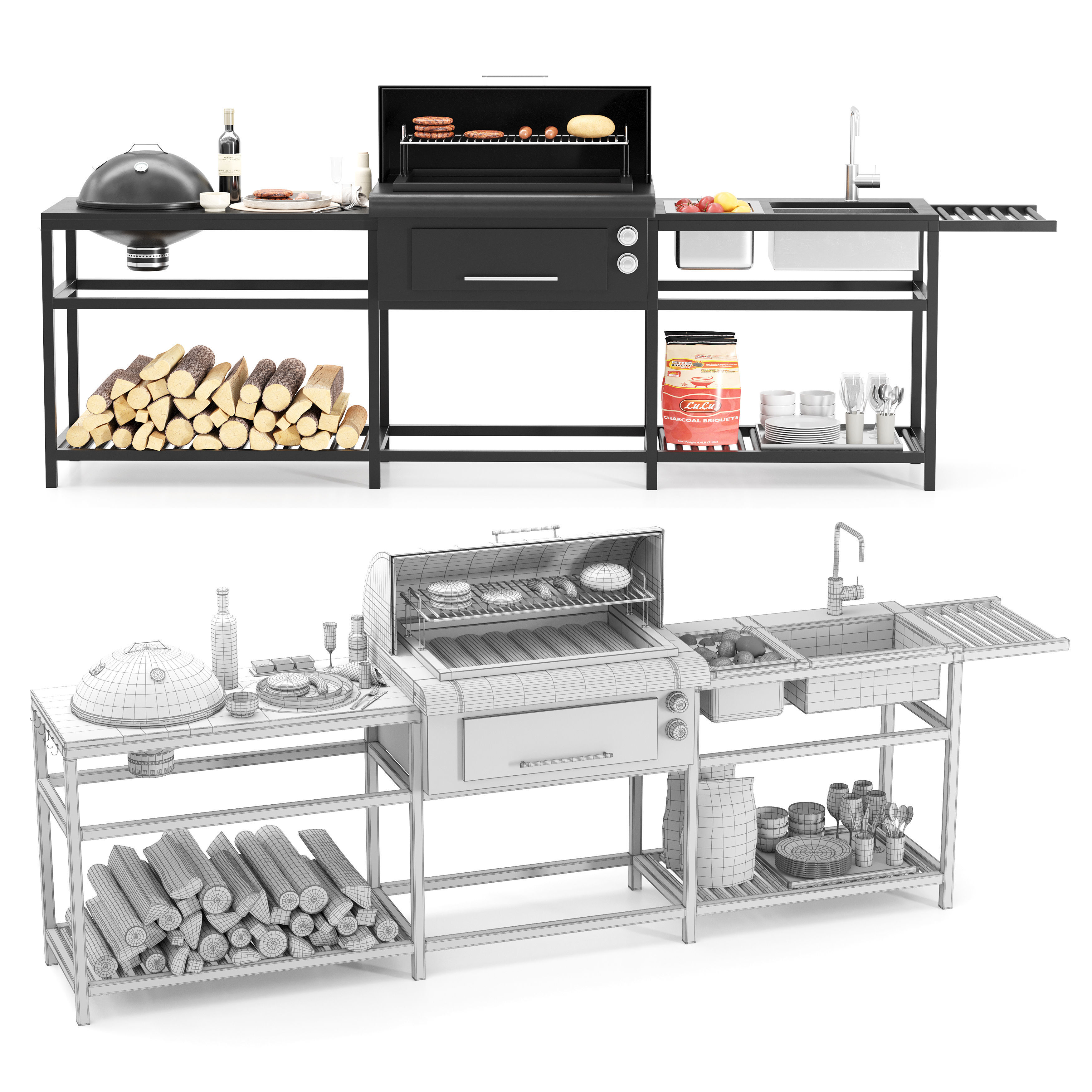 Barbecue 16 3D model_5