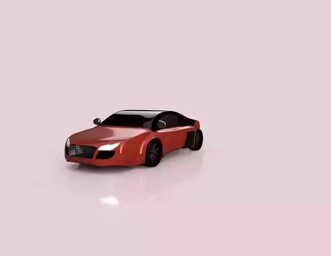 Sports car  3D print model