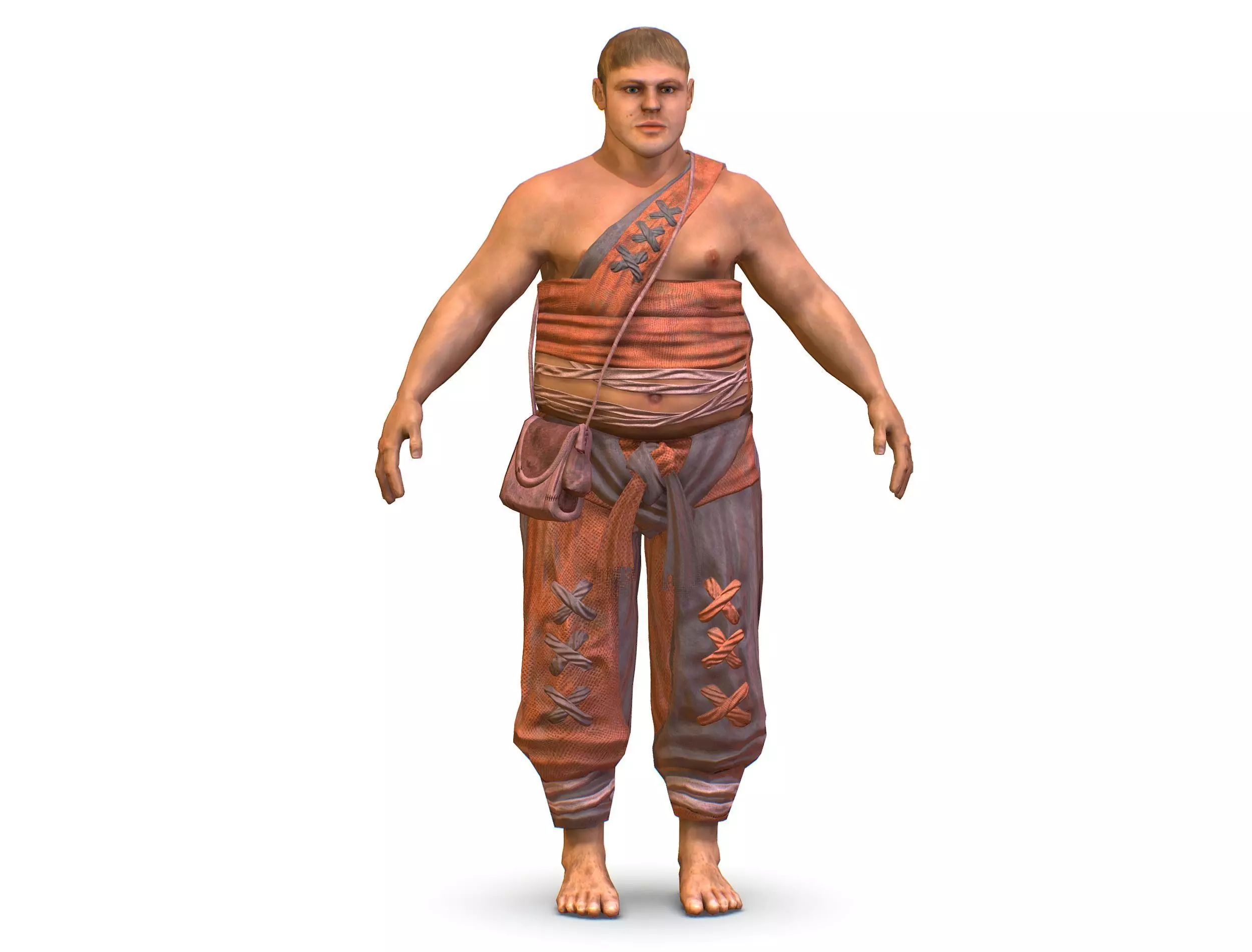 3D model Low Poly model Man Farmer Character VR / AR / low-poly | CGTrader