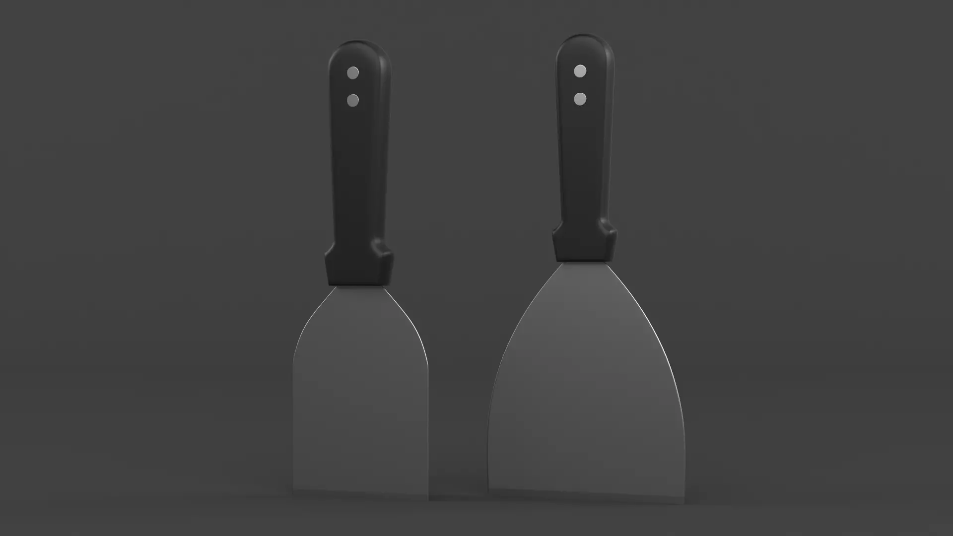 Steel Spatula Free 3D model