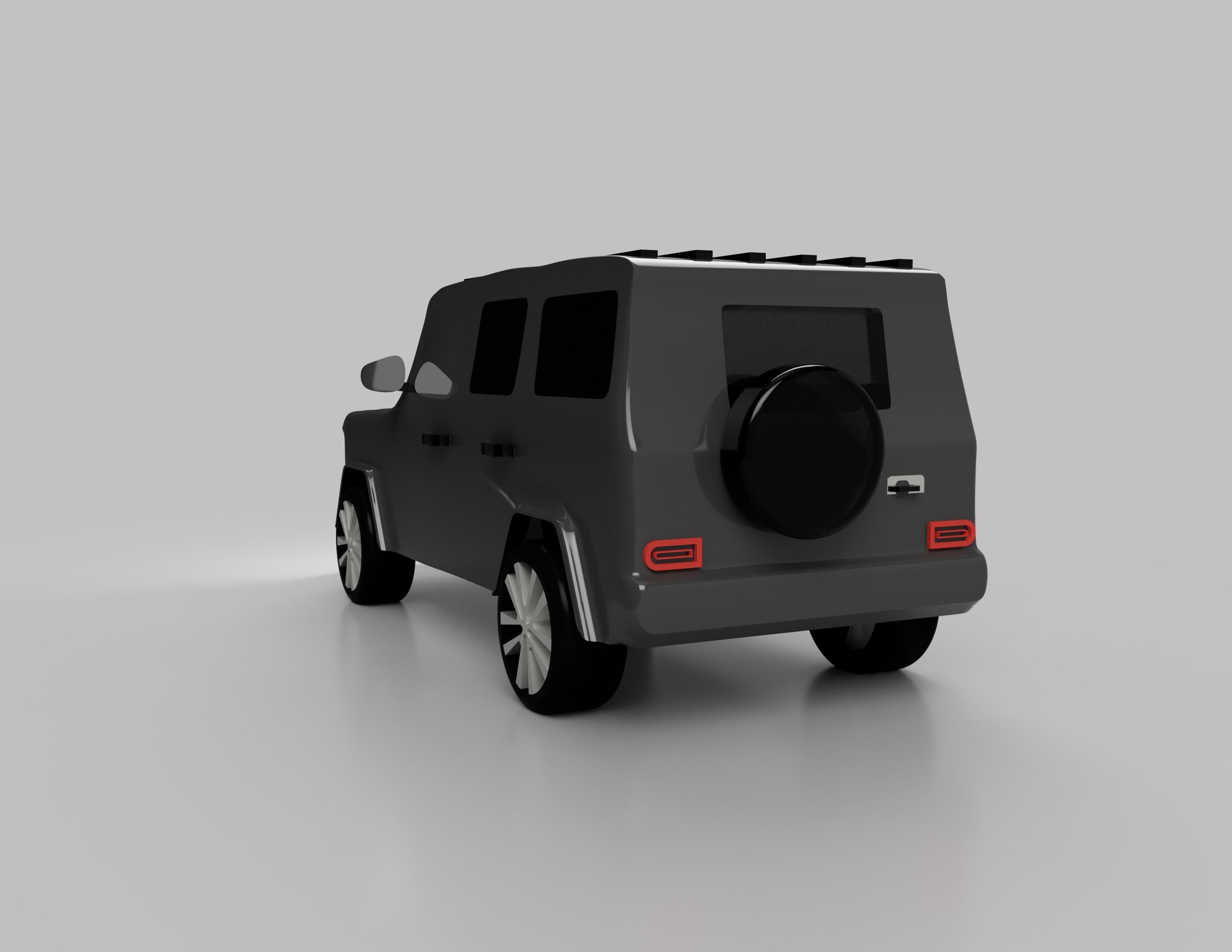 Suv car 3D print model_1