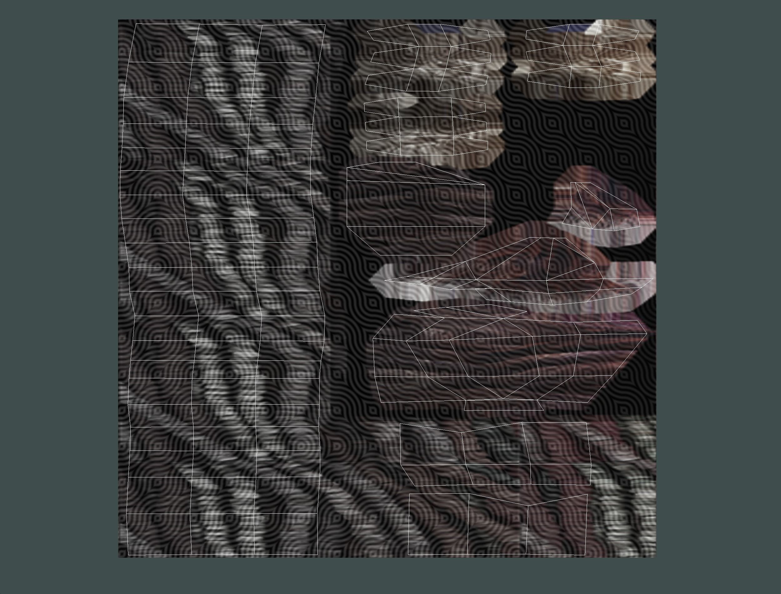 Low Poly model OldWoman Farmer Character Low-poly 3D model_28