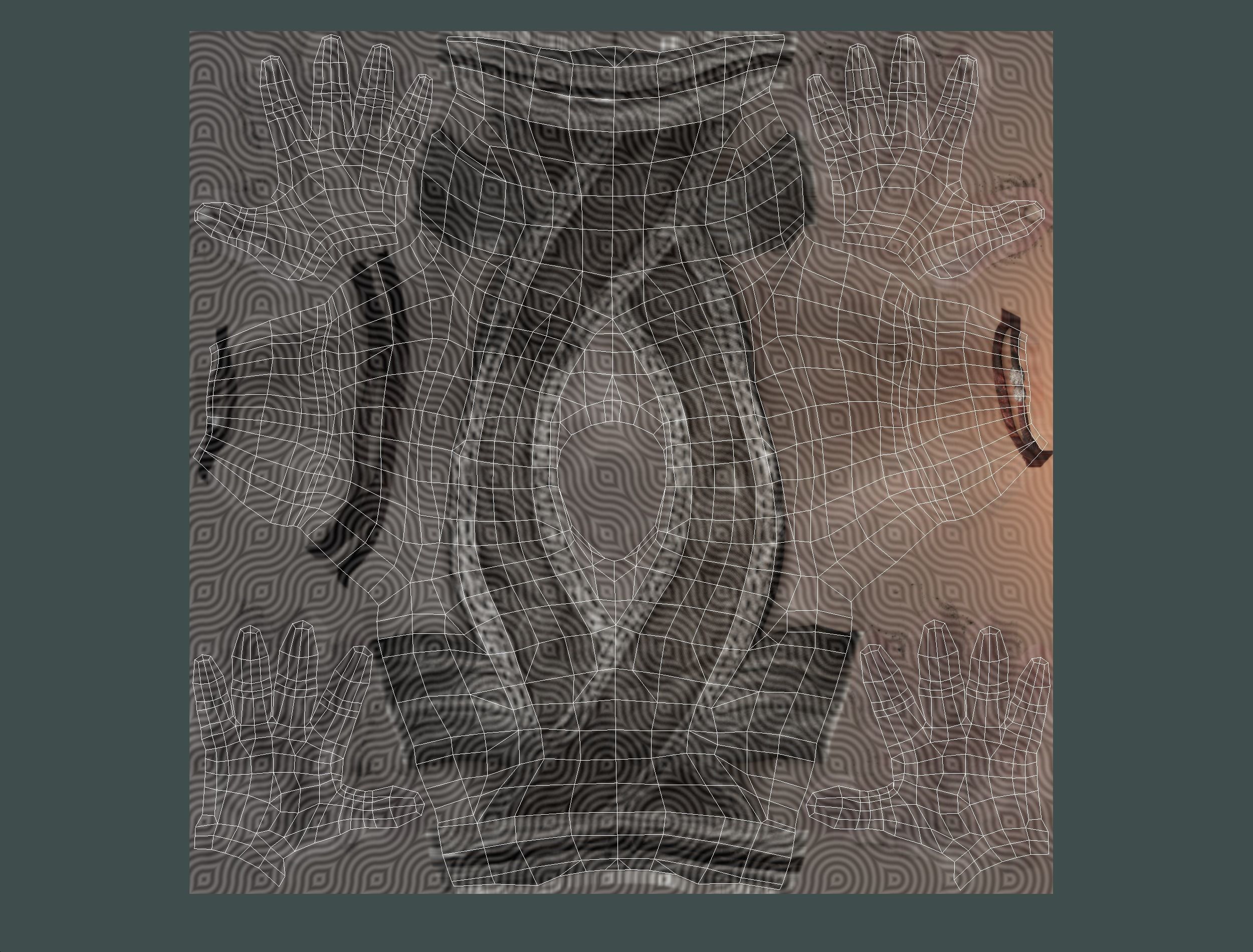 Low Poly model OldWoman Farmer Character Low-poly 3D model_29