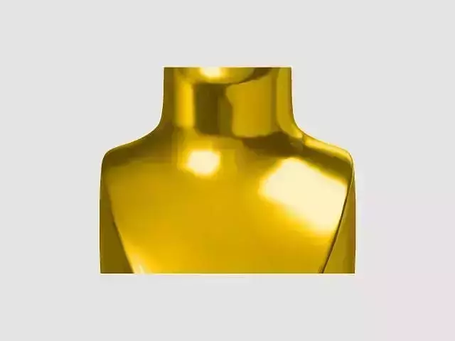 Neck model gold mannequin 3D print model