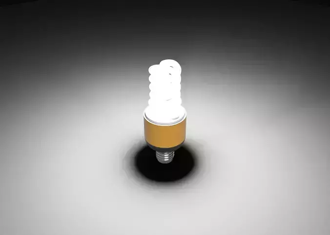 LED Bulb 3D print model