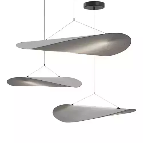 Tense Pendant Lamp Low-poly 3D model