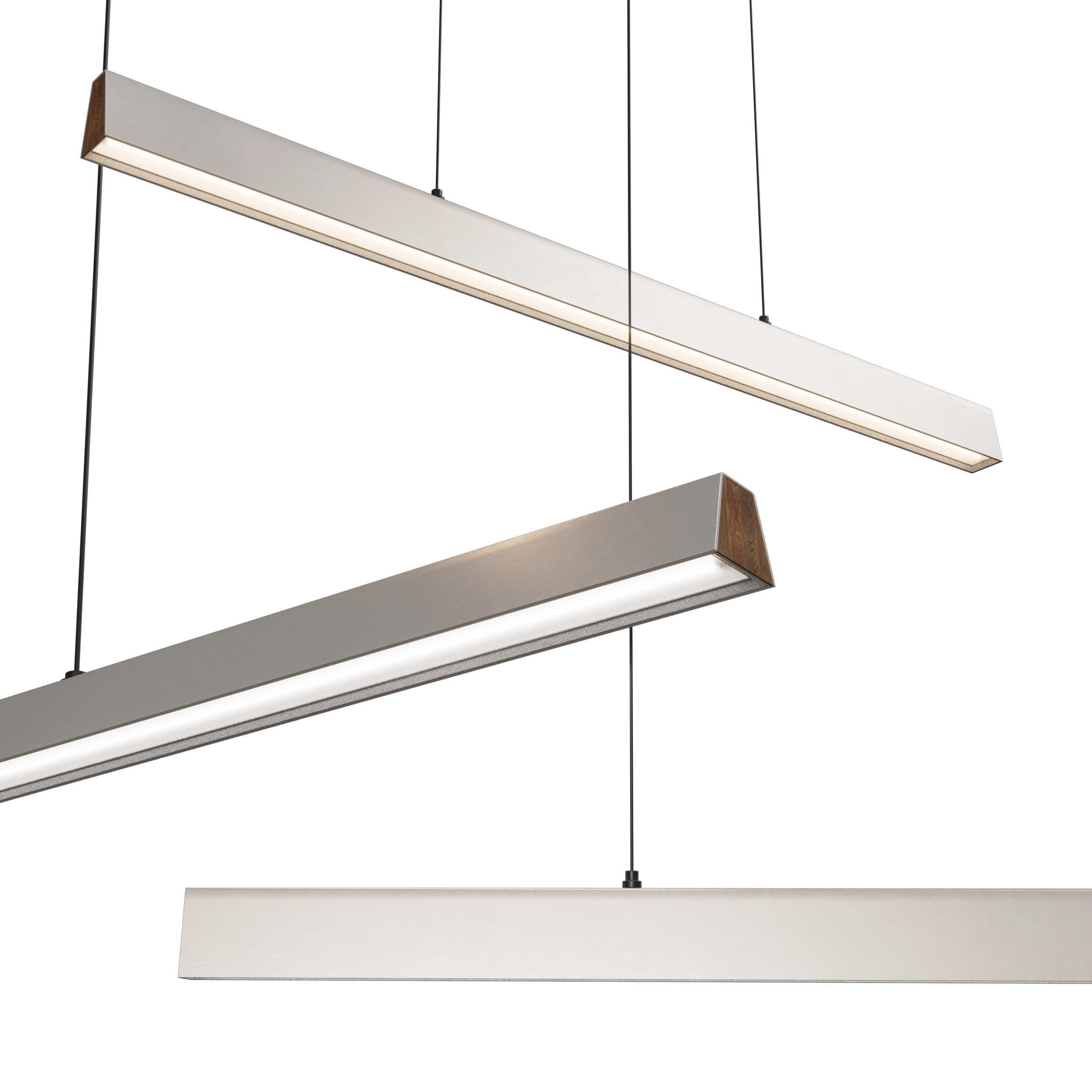 Blackjack Lighting Flair Kitchen Island Linear LED Pendant Low-poly 3D model_3