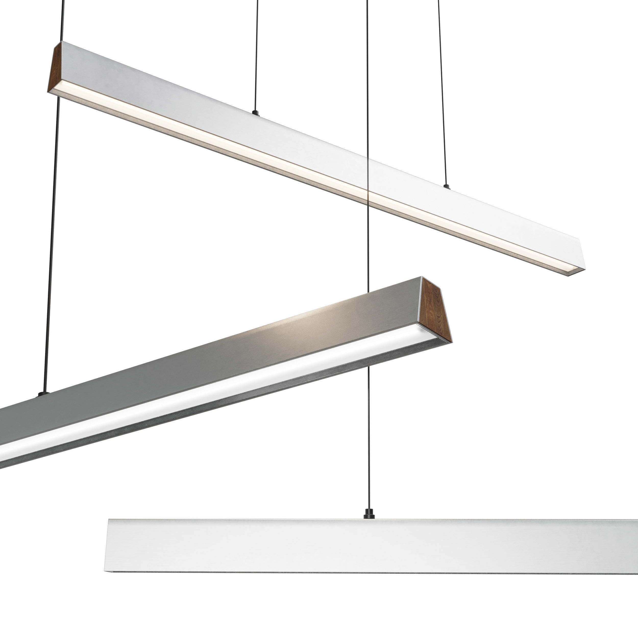 Blackjack Lighting Flair Kitchen Island Linear LED Pendant Low-poly 3D model_2