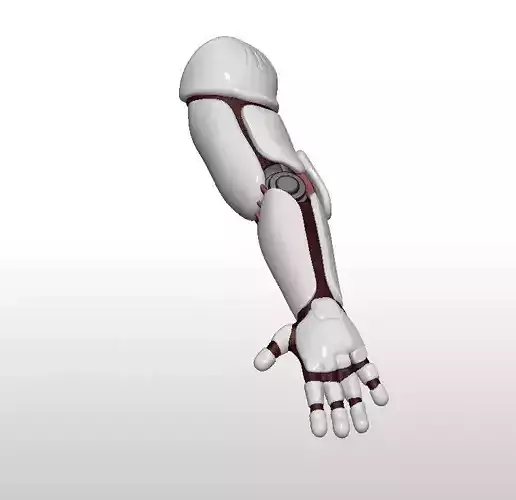 Cyborg Arm Left Hand Concept