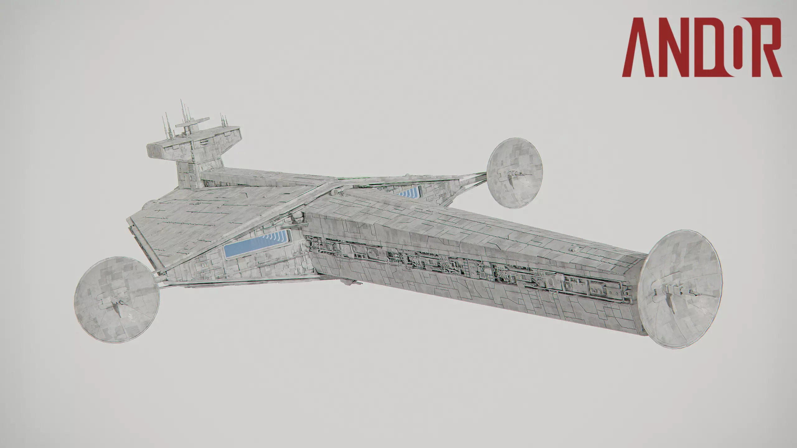 Cantwell-class Arrestor Cruiser - Star Wars Andor 3D model_0