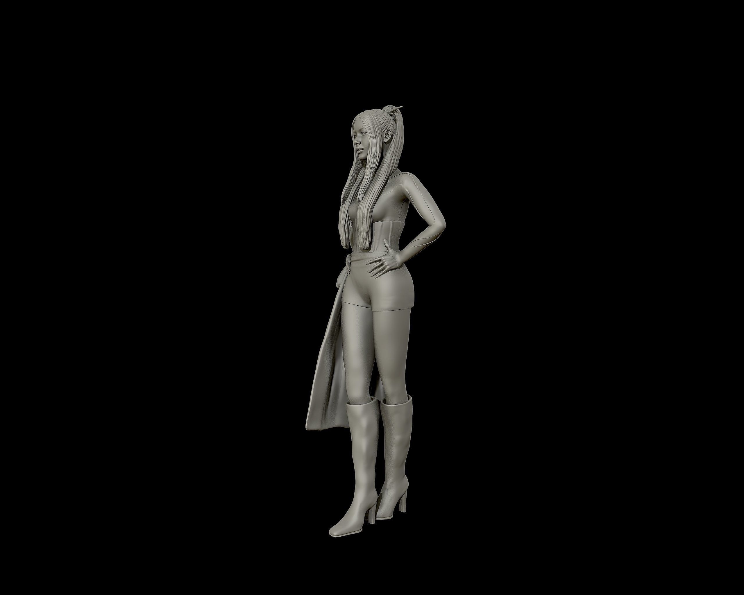 Lalisa Manobal Portrait Sculpture 3D print model_19