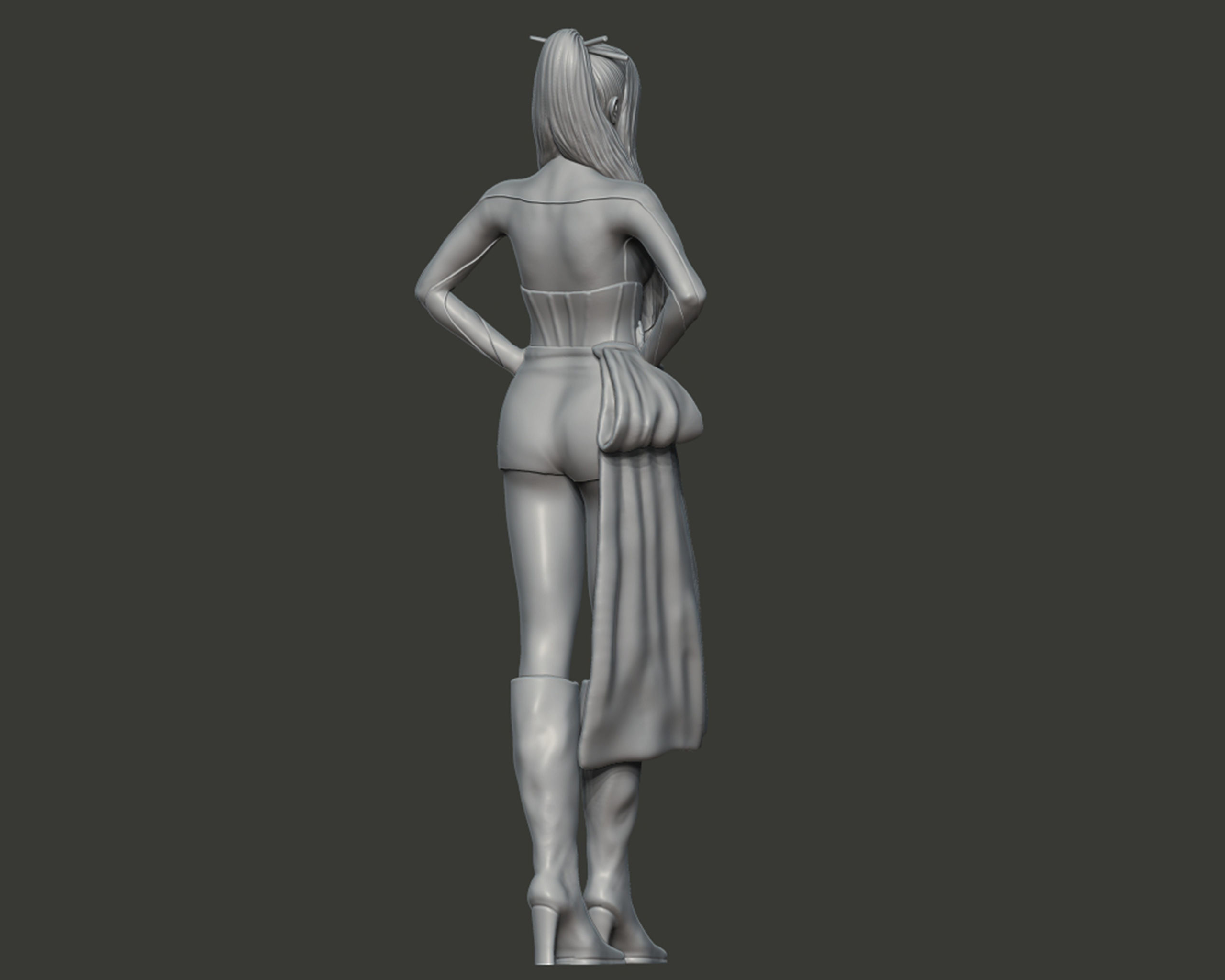 Lalisa Manobal Portrait Sculpture 3D print model_10