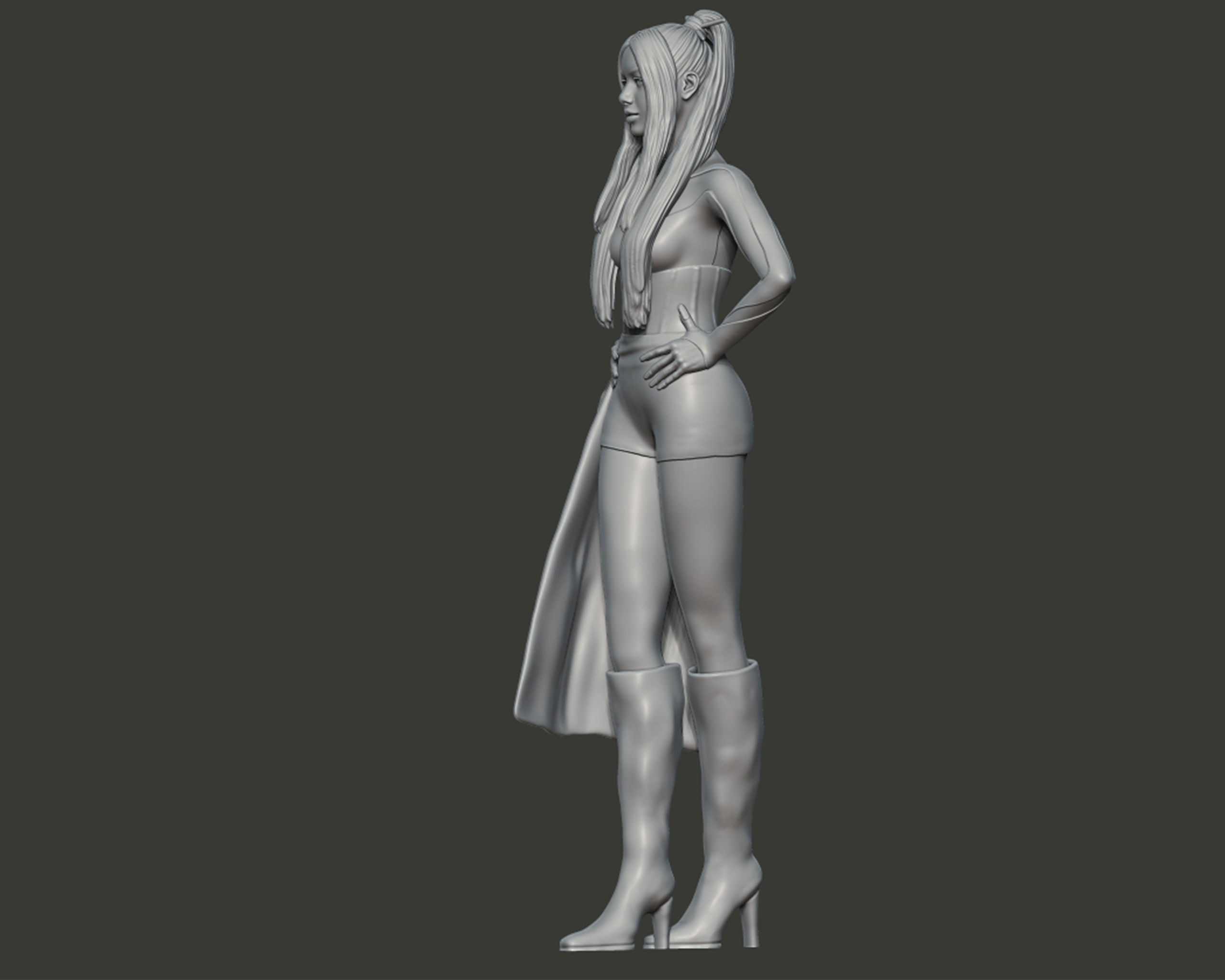 Lalisa Manobal Portrait Sculpture 3D print model_4