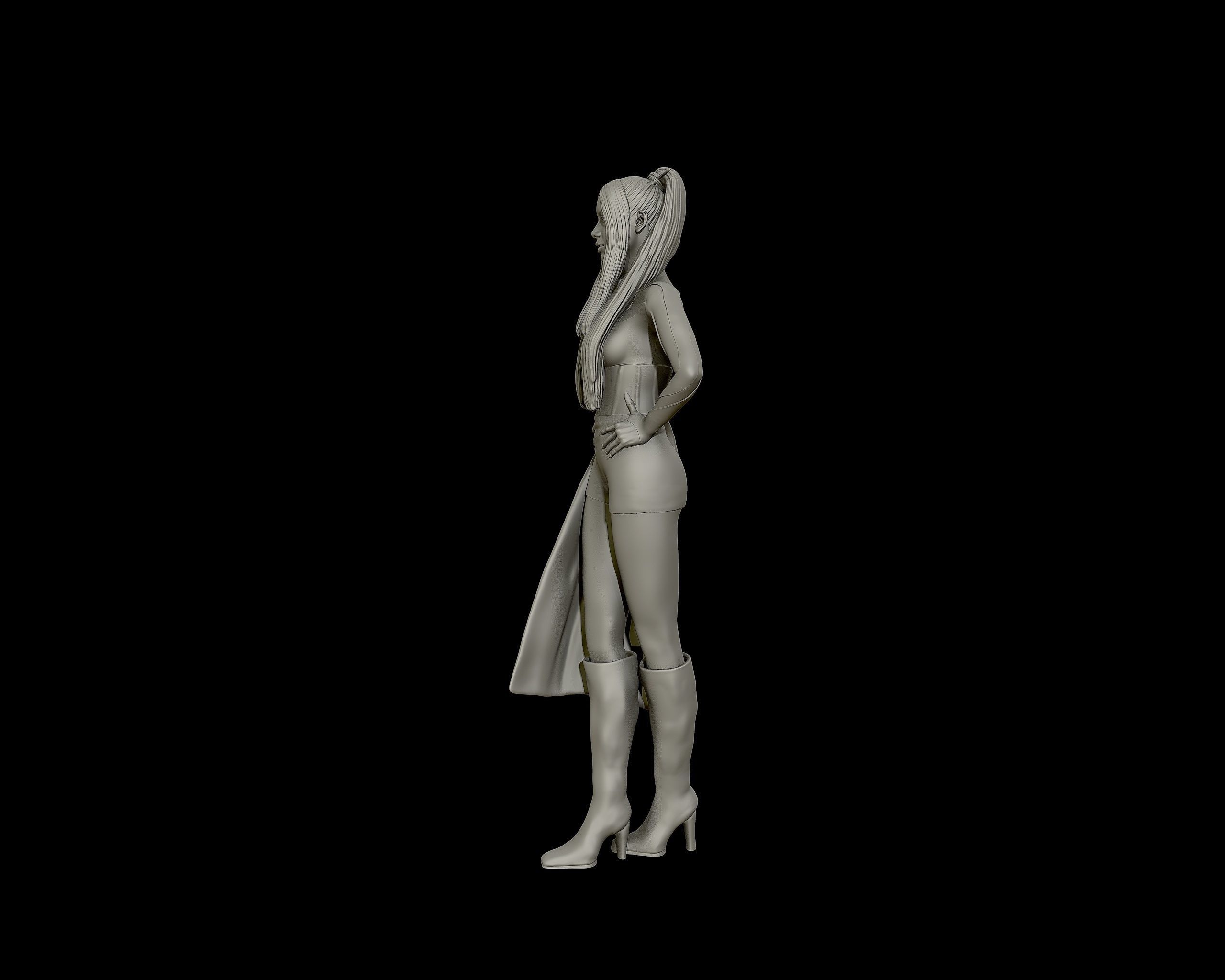 Lalisa Manobal Portrait Sculpture 3D print model_20