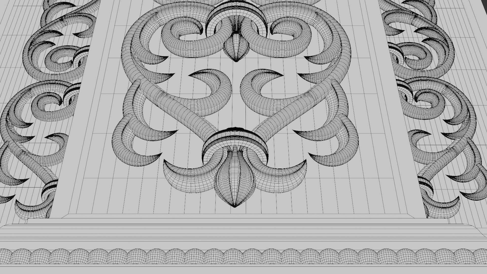 Indian Temple Pillar 2 Free 3D model_7