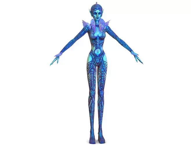 Alien Female Water Race UFO