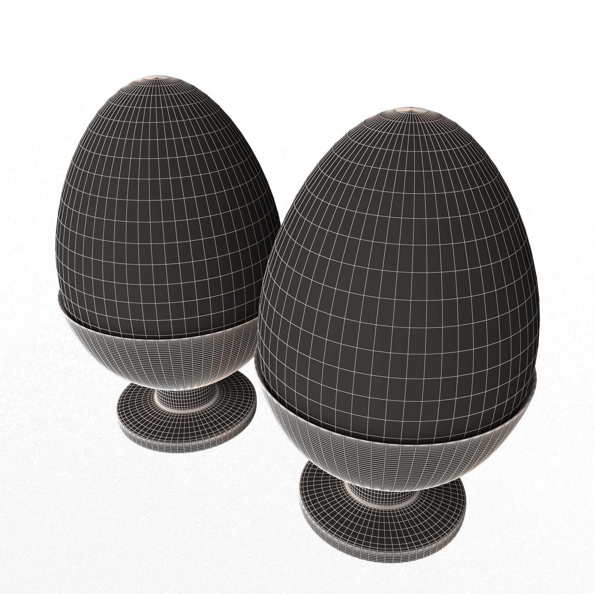 Egg with Cup 3D model_8