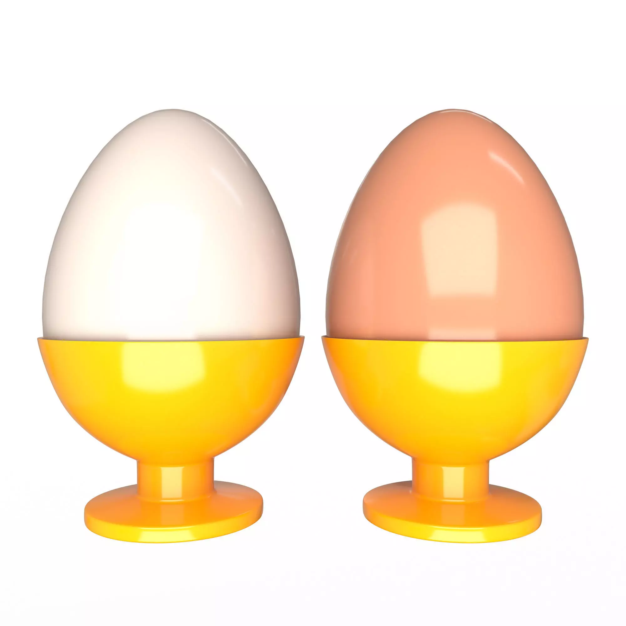 Egg with Cup 3D model_0