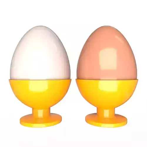 Egg with Cup 3D model
