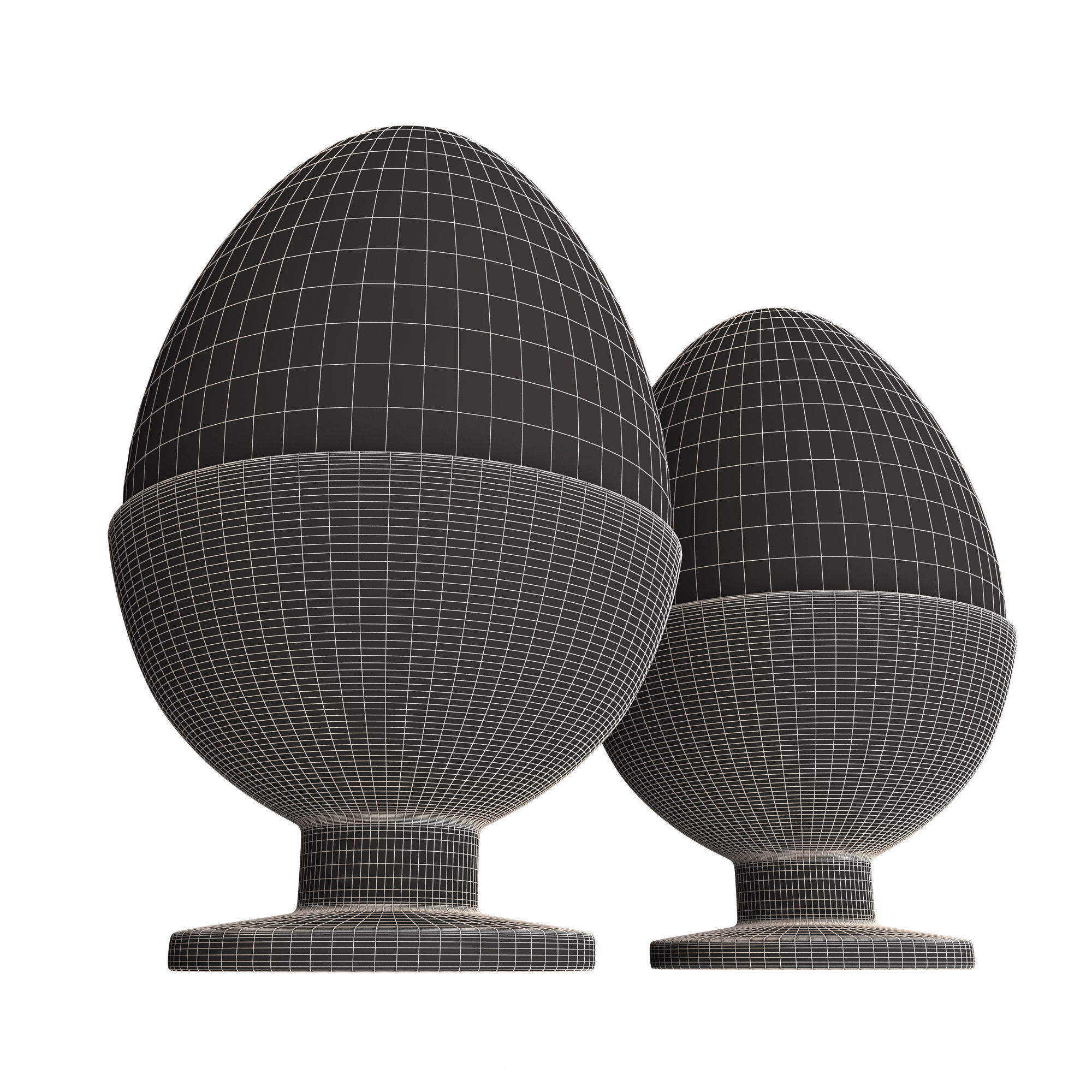 Egg with Cup 3D model_9