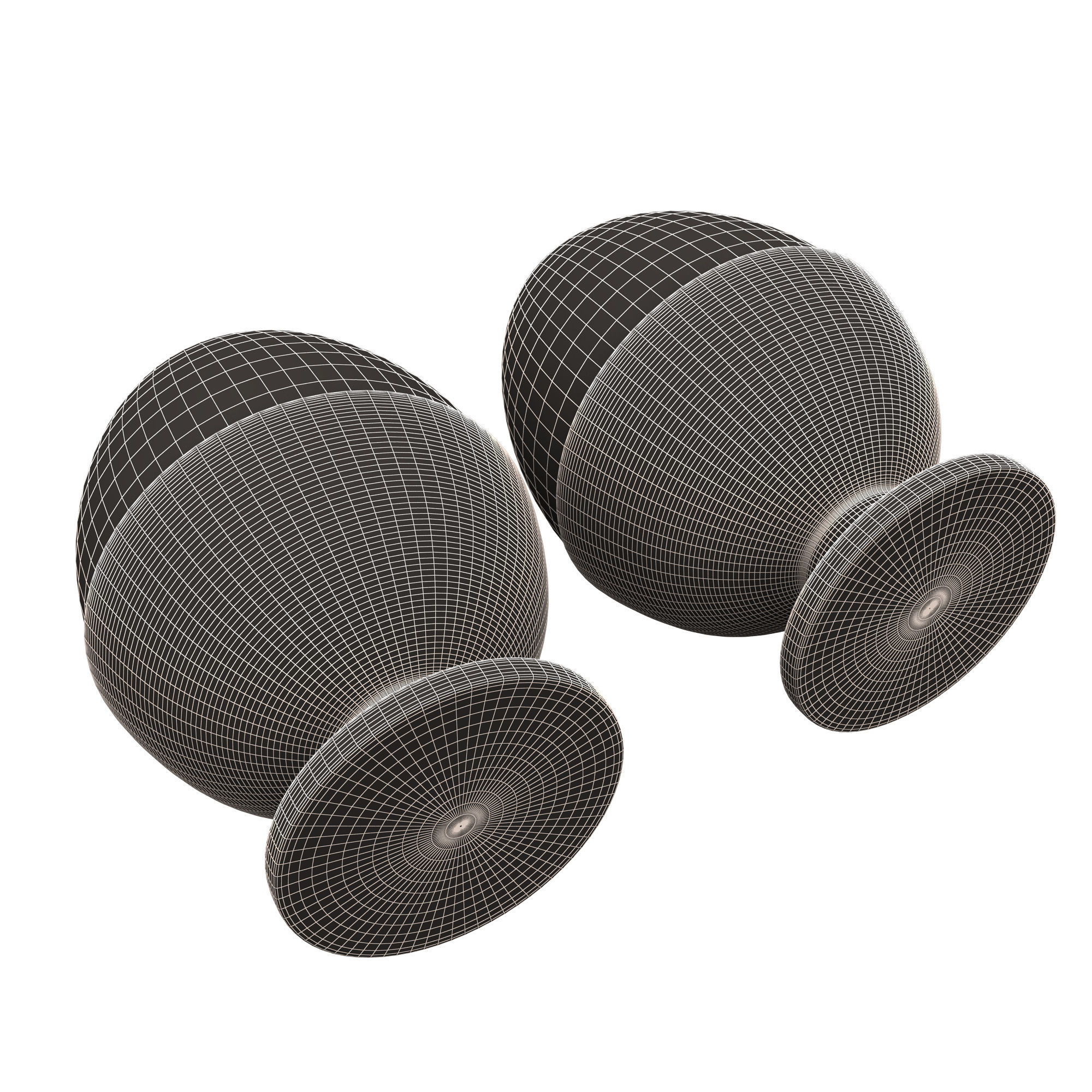 Egg with Cup 3D model_11