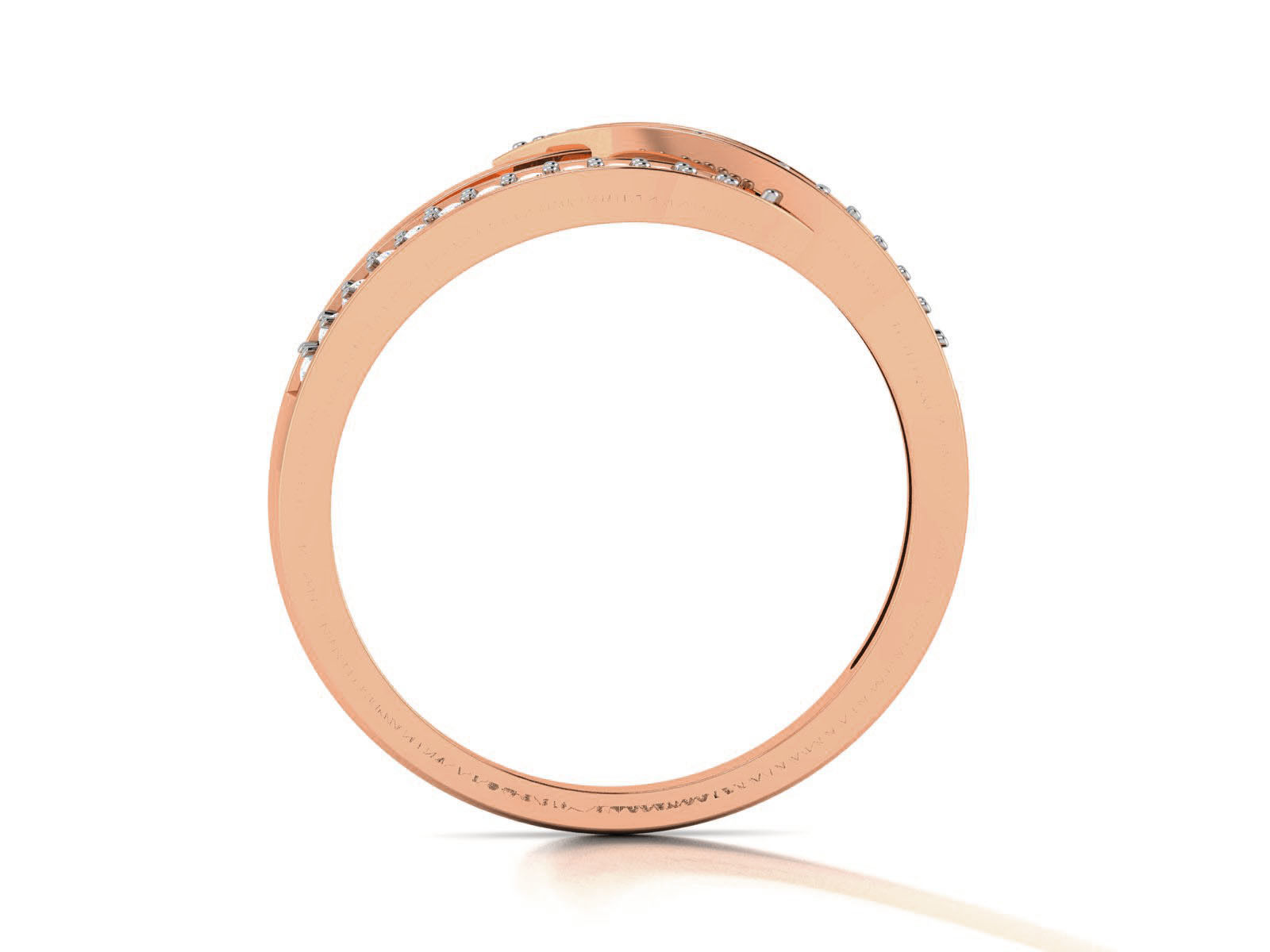 Ultra light wt minimalist Women Ring 3dm renders detail 3D print model_3