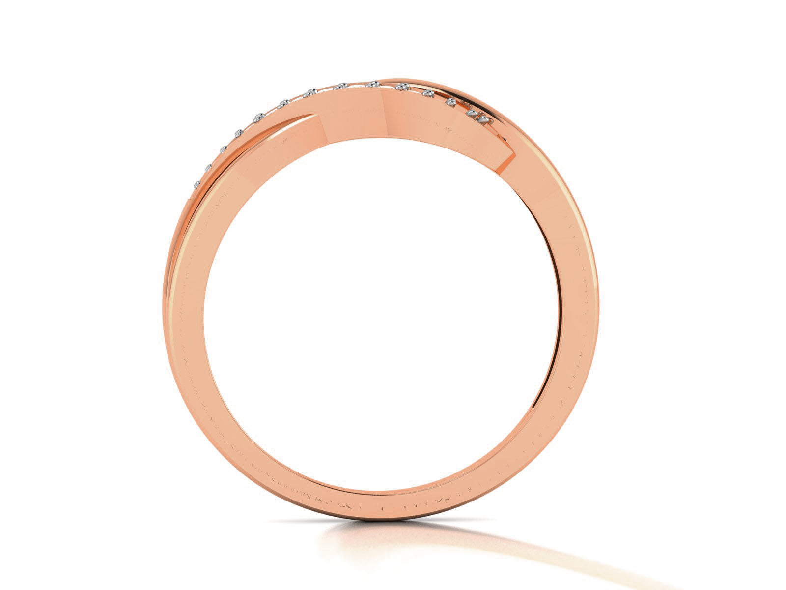 Ultra light wt minimalist Women Ring 3dm renders detail 3D print model_3