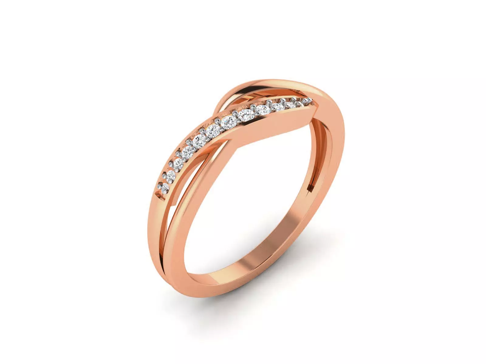 Ultra light wt minimalist Women Ring 3dm renders detail 3D print model_0