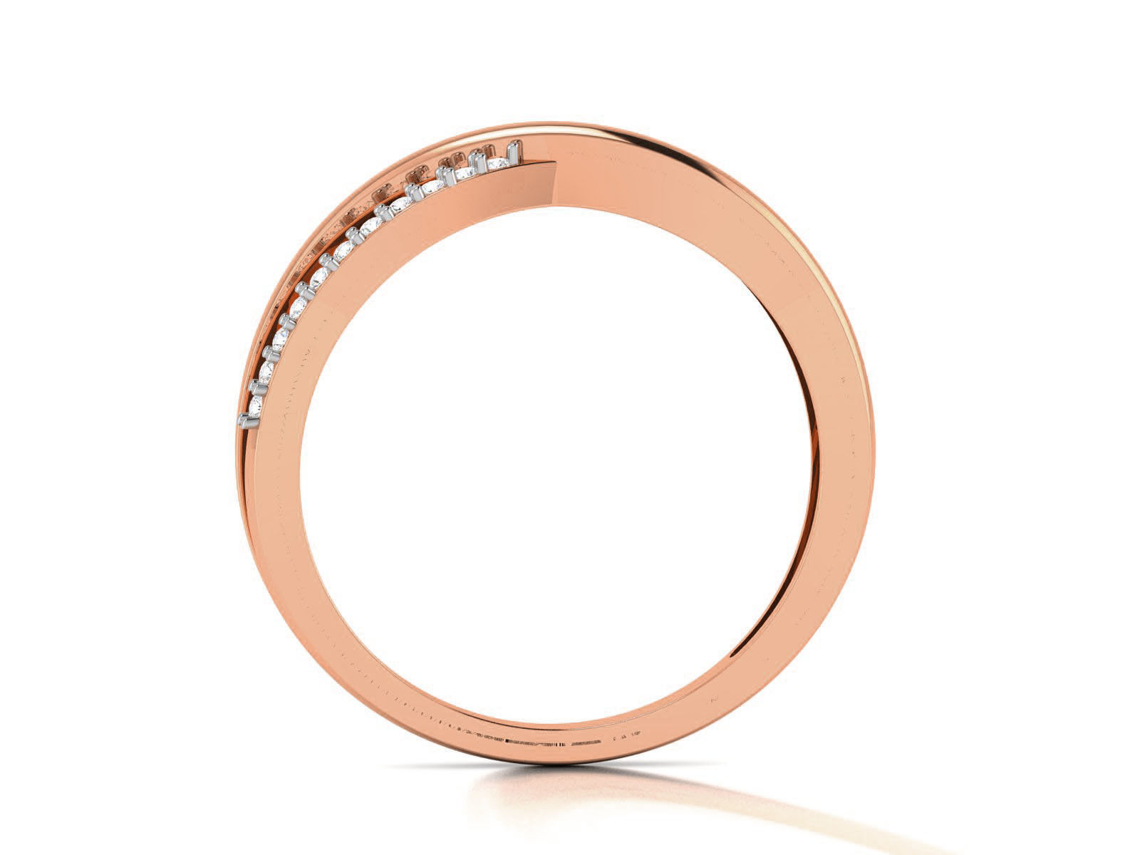 Ultra light wt minimalist Women Ring 3dm renders detail 3D print model_2