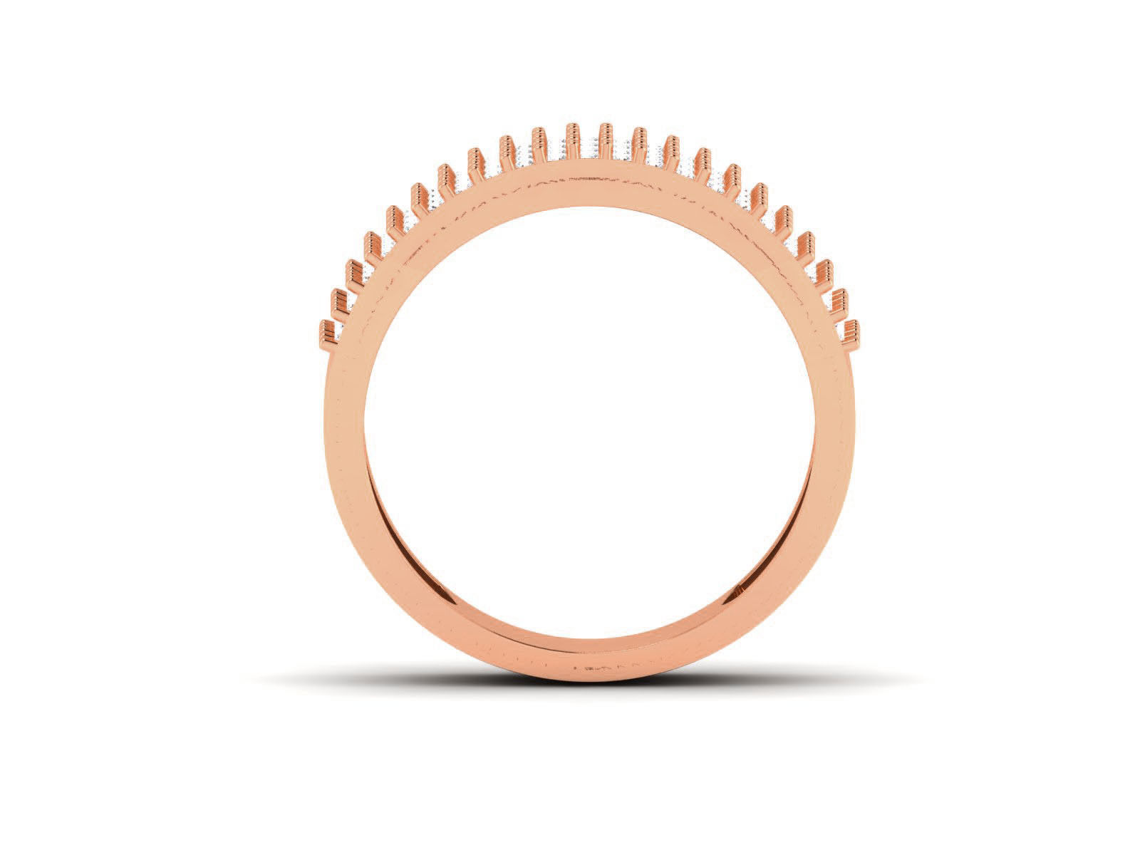 Wire Mesh Women Diamond Ring 3dm render details 3D print model_2