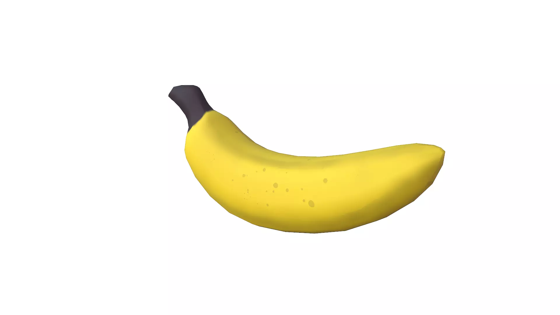 Banana Free low-poly 3D model