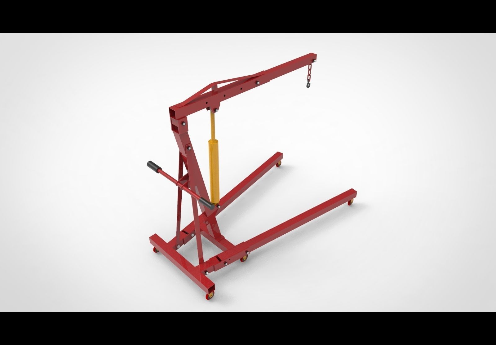 Engine Crane 3D model_4