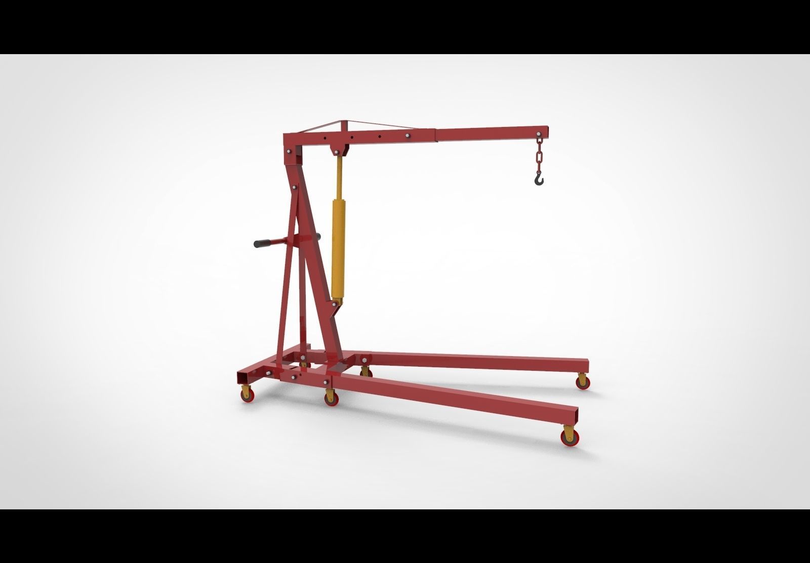 Engine Crane 3D model_5