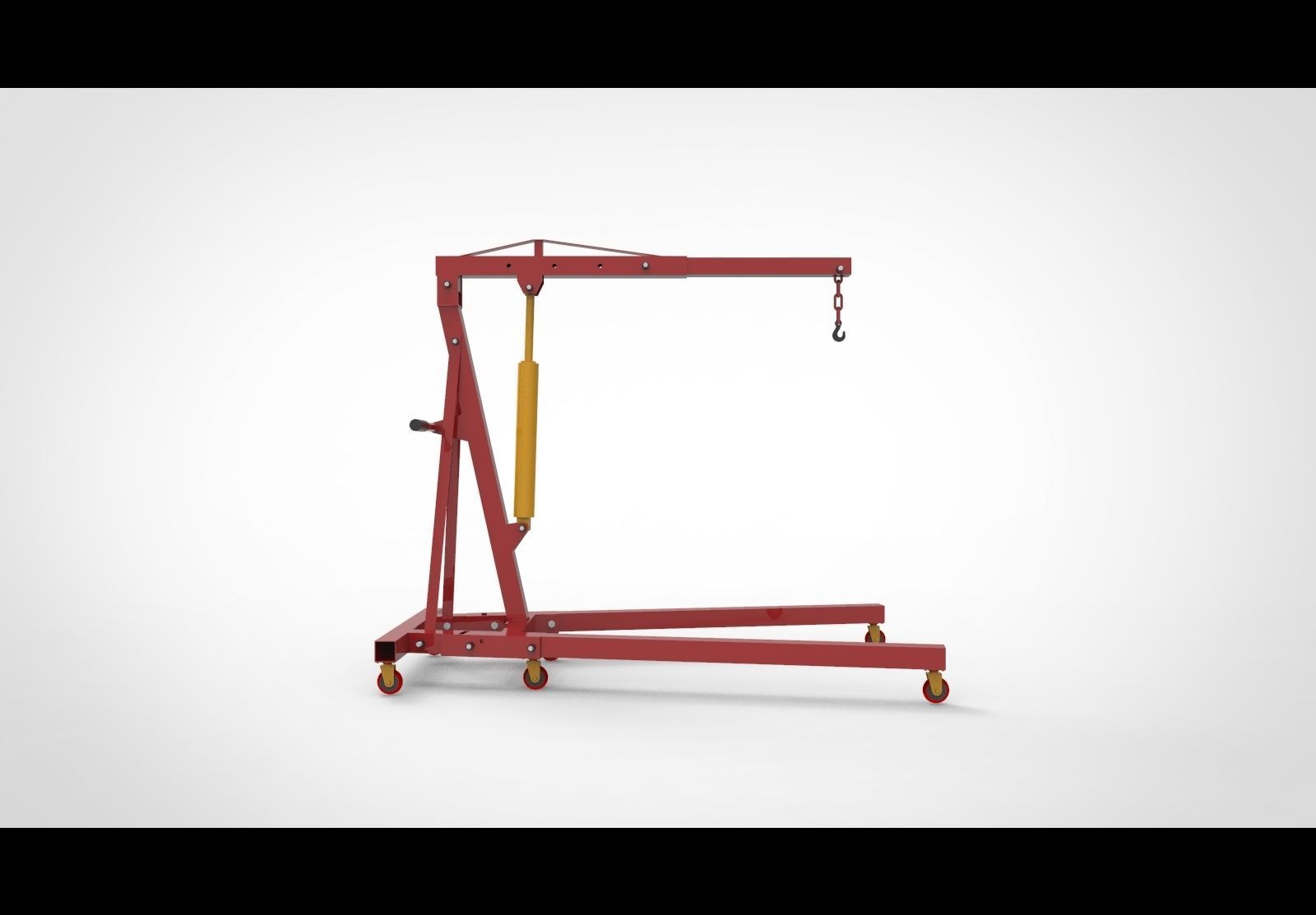 Engine Crane 3D model_1