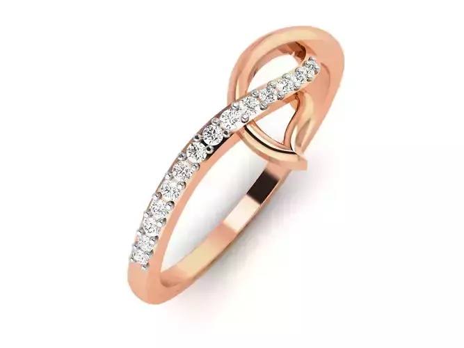Ultra light wt minimalist Women Ring 3dm renders detail 3D print model