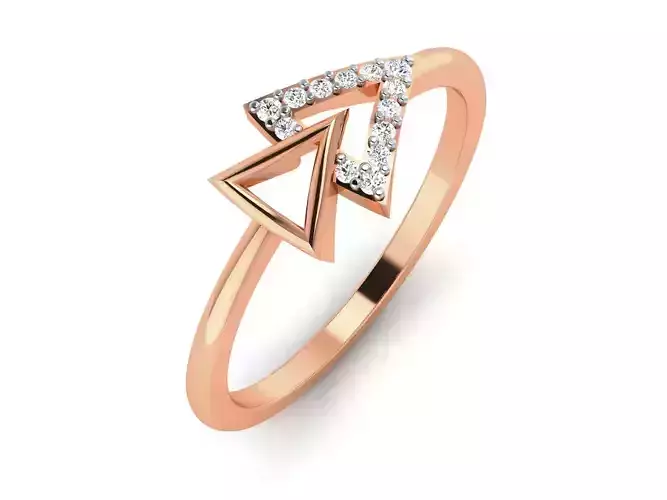 Ultra light wt minimalist Women Ring 3dm renders detail 3D print model