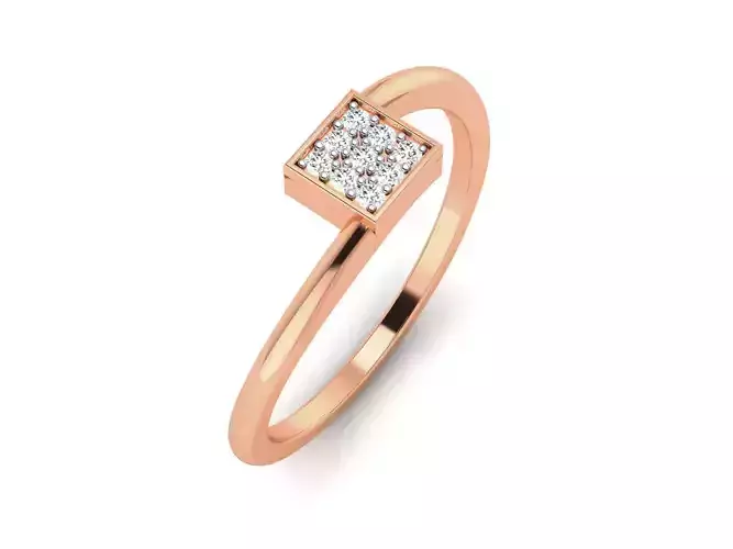 Ultra light wt minimalist Women Ring 3dm renders detail 3D print model