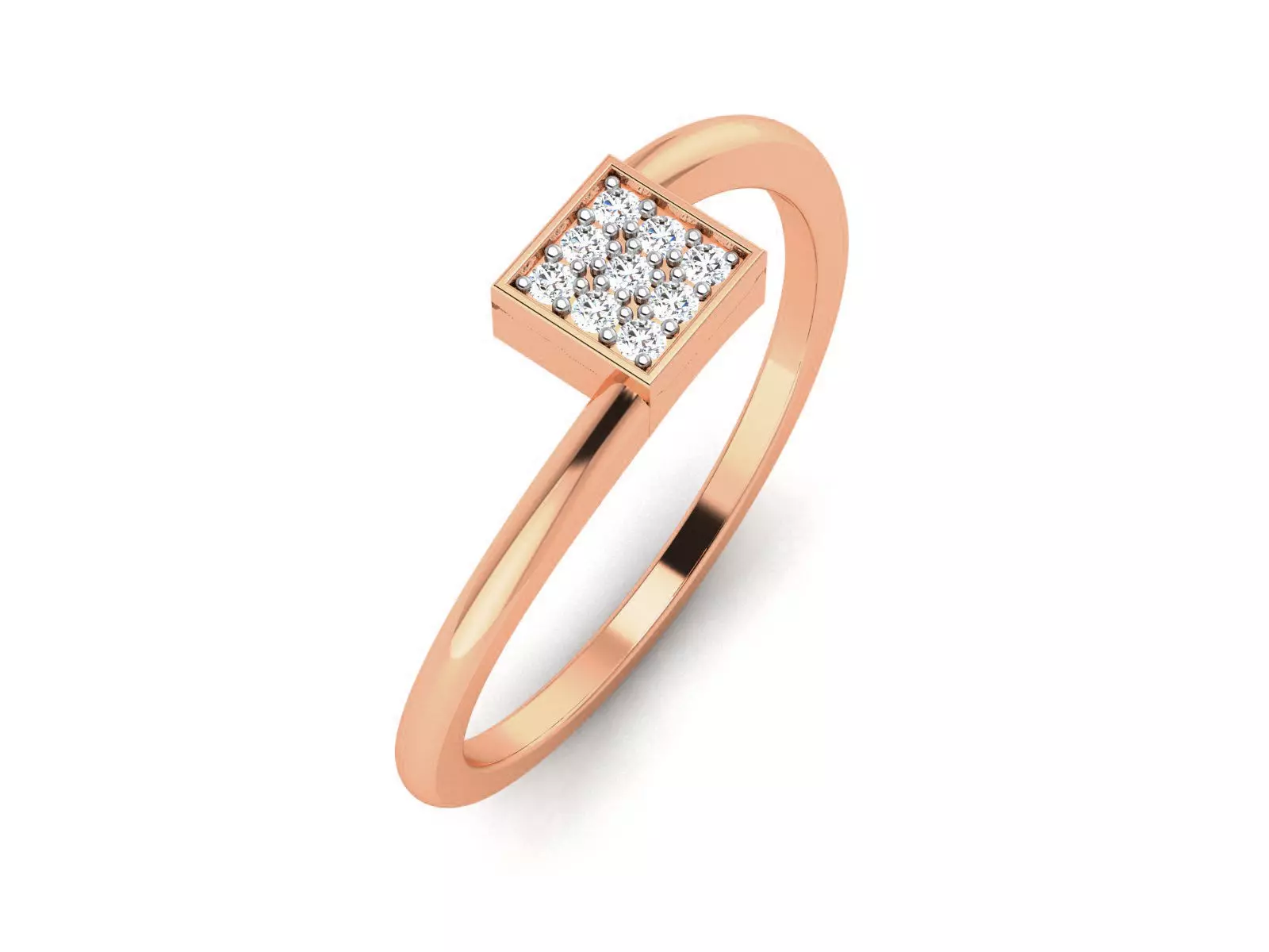 Ultra light wt minimalist Women Ring 3dm renders detail 3D print model_0